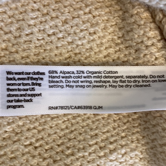 Eileen Fisher boat next tunic, off white, long side vents, xxs (fits like xs) - Picture 4 of 4